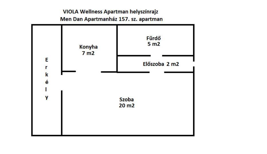 Viola Wellness Apartman Leilighet Zalakaros Eksteriør bilde